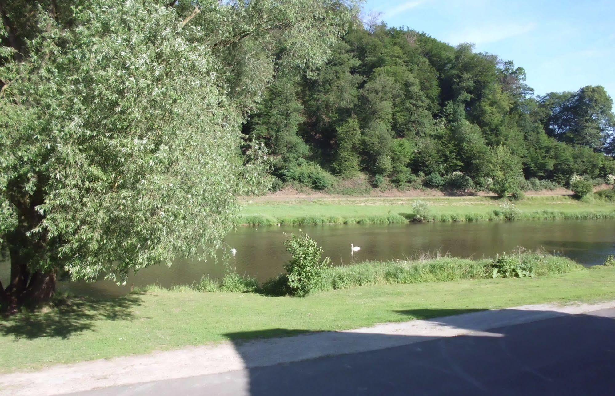 Zur Alten Fuldaschleife Guxhagen Esterno foto